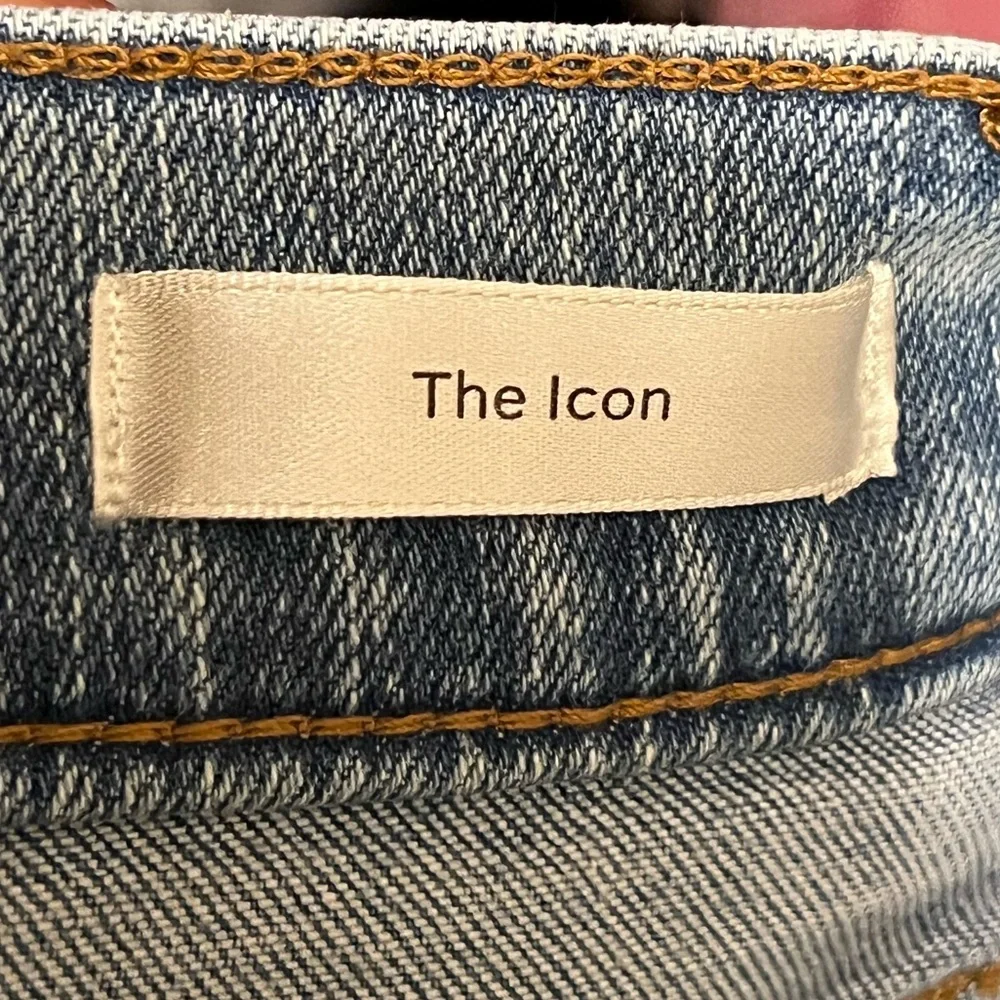 Frame Denim Jeans Icon‎ Flare Raw Hem Wide Leg Sz 24 - Picture 14 of 16